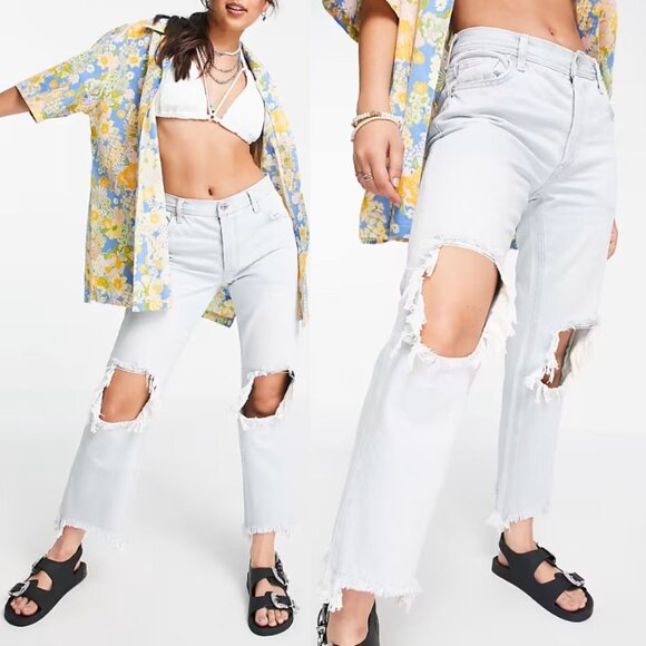 Free People Denim - We The Free by Free People Maggie Mid Rise Jeans Size 25 - 41477